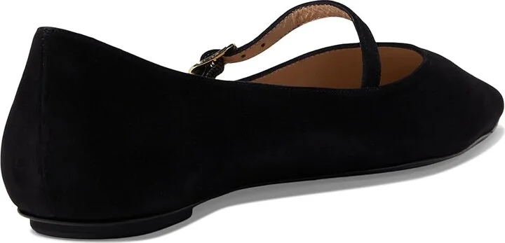 Stuart Weitzman Emilia Mary Jane Flat Women's Flat Shoes Blue Steel : 6.5 M, Leather - Image 8