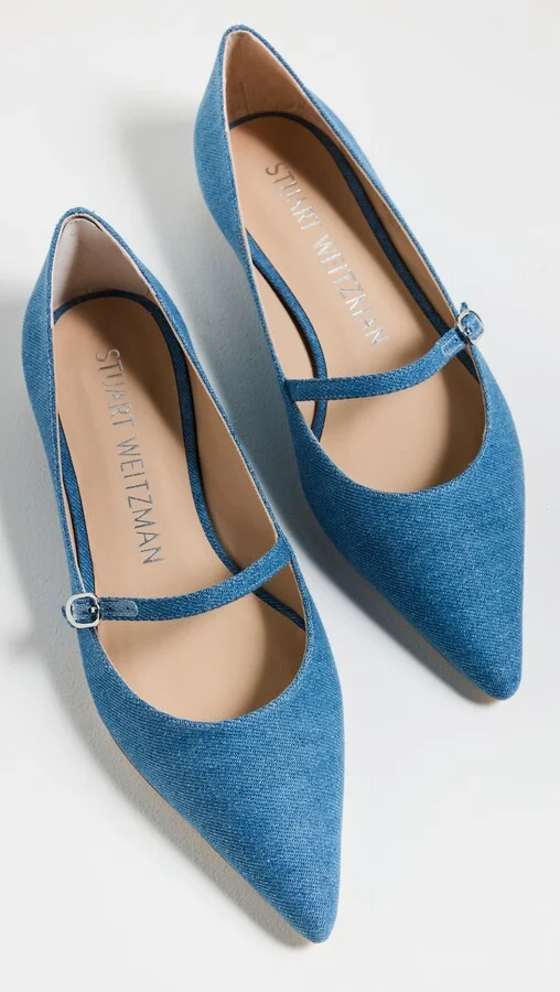 Stuart Weitzman Emilia Mary Jane Flats - Image 2