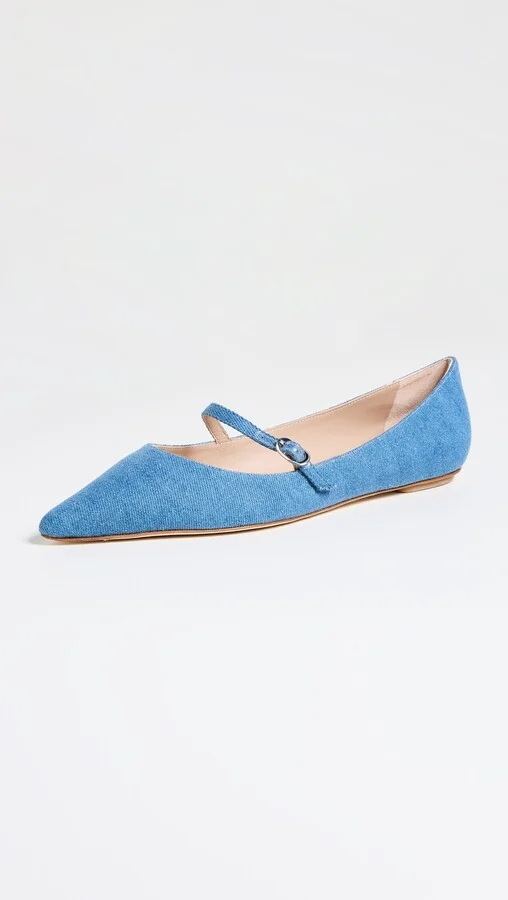 Stuart Weitzman Emilia Mary Jane Flats - Image 3