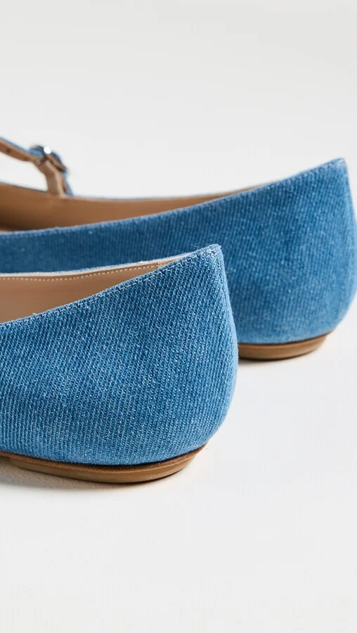 Stuart Weitzman Emilia Mary Jane Flats - Image 4