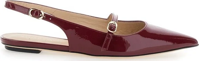 Stuart Weitzman Emilia Mary Jane Slingback Ballet Flats