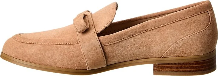 Stuart Weitzman Emma Bow Suede Loafer - Image 2
