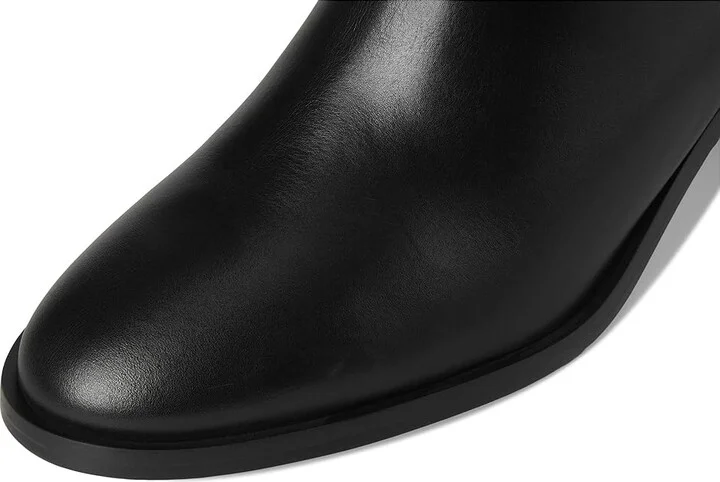 Stuart Weitzman Esme Belted Zip Boot Women's Flat Shoes Black : 9 M, Leather - Image 2
