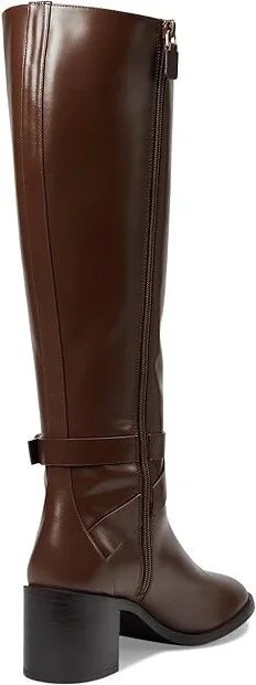 Stuart Weitzman Esme Belted Zip Boot Women's Flat Shoes Deep Coffee : 8 M, Leather - Image 4