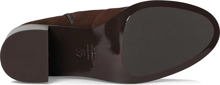 Stuart Weitzman Esme Zip Bootie Women's Flat Shoes Walnut/Dark Brown : 5.5 M, Leather/Rubber - Image 3