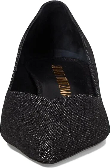 Stuart Weitzman Eva 35 Pump High Women's Heels Black : 5 M, Leather - Image 2