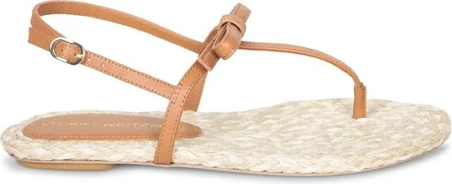 Stuart Weitzman Felicity Espadrilla Thong Sandals
