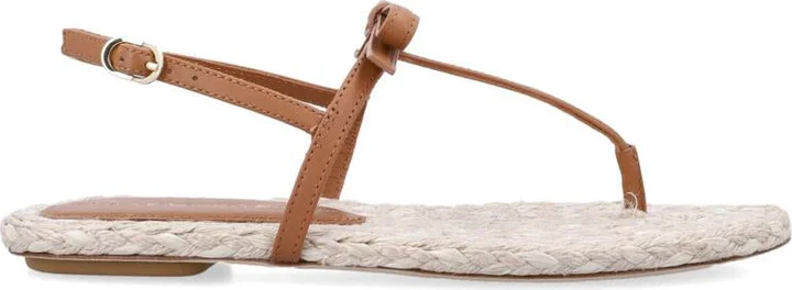 Stuart Weitzman Felicity Espadrillas Thong Sandals