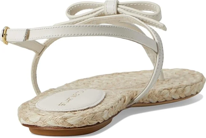 Stuart Weitzman Felicity Espadrille Sandal Women's Wedge Shoes Pink Marshmallow/Natural : 8.5 M, Leather - Image 10