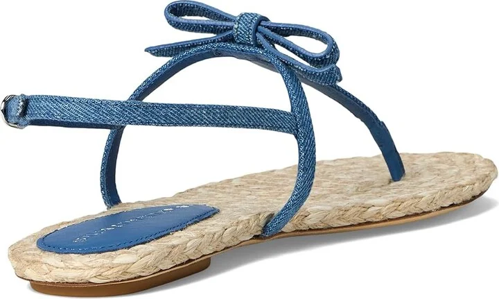 Stuart Weitzman Felicity Espadrille Sandal Women's Wedge Shoes Washed/Natural : 5 M, Leather - Image 4