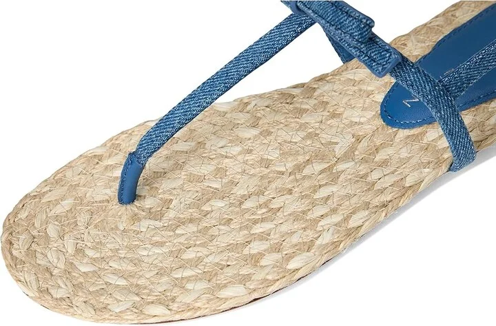 Stuart Weitzman Felicity Espadrille Sandal Women's Wedge Shoes Washed/Natural : 5 M, Leather - Image 7