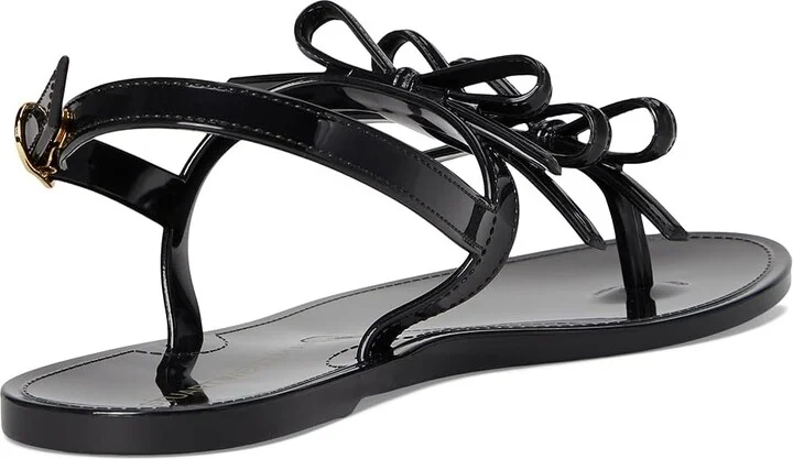 Stuart Weitzman FELICITY JELLY Women's Sandals Black : 10 M, Rubber/Synthetic - Image 4