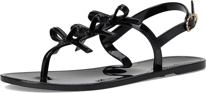 Stuart Weitzman FELICITY JELLY Women's Sandals Black : 10 M, Rubber/Synthetic - Image 5
