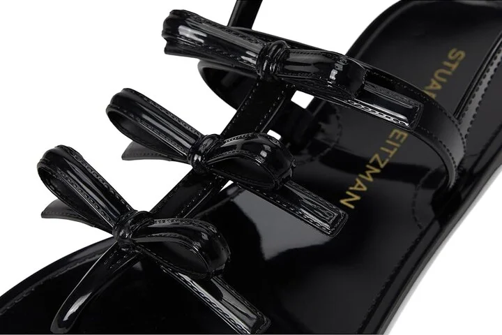 Stuart Weitzman FELICITY JELLY Women's Sandals Black : 10 M, Rubber/Synthetic - Image 7