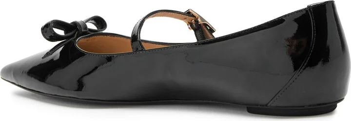 Stuart Weitzman Felicity Patent Leather Mary Jane Flats - Image 2
