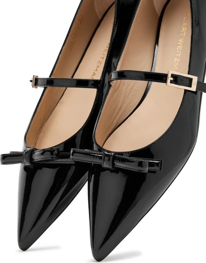 Stuart Weitzman Felicity Patent Leather Mary Jane Flats - Image 3
