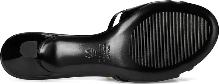 Stuart Weitzman Felicity Slide 50 Women's Sandals Black : 10.5 M, Leather - Image 3