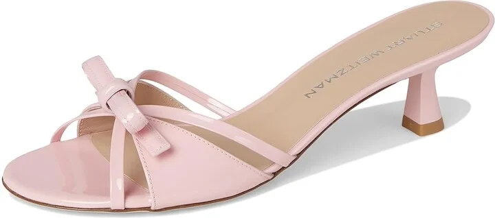 Stuart Weitzman Felicity Slide 50 Women's Sandals Black : 10.5 M, Leather - Image 11