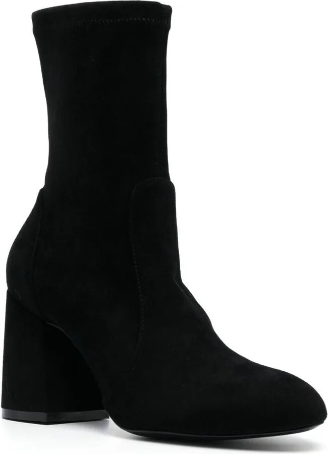 Stuart Weitzman Flareblock 85 Str Bootie Shoes - Image 4