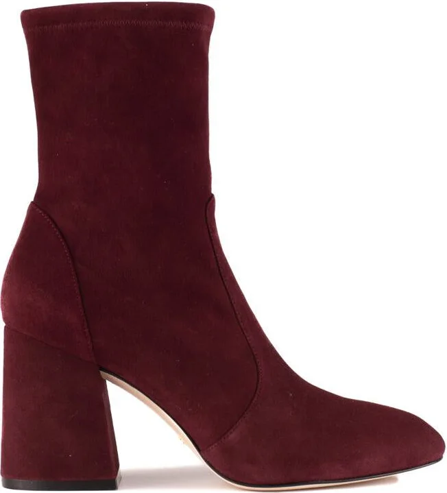 Stuart Weitzman Flareblock 85 Stretch Bootie