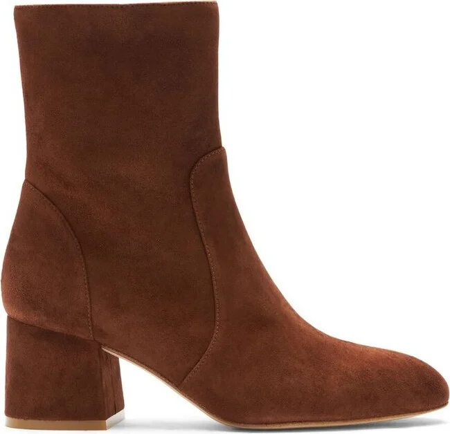 Stuart Weitzman Flareblock Zipped Boots