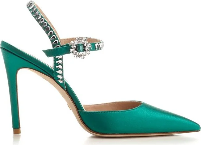 Stuart Weitzman Gemcut Strapped Pumps