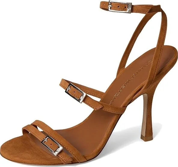 Stuart Weitzman Georgie 100 High Women's Heels Hazel : 10 M, Leather - Image 5