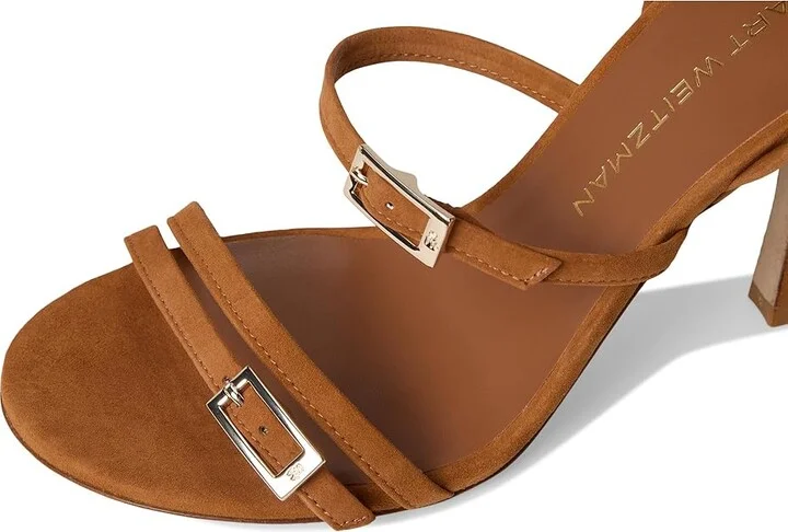 Stuart Weitzman Georgie 100 High Women's Heels Hazel : 10 M, Leather - Image 7