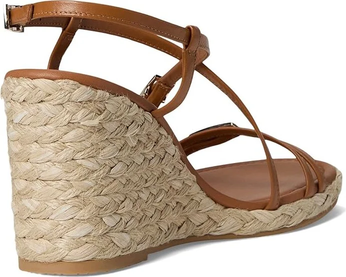Stuart Weitzman Georgie Espadrille Wedge Women's Wedge Shoes Macchiato/Natural : 10 M, Leather - Image 4