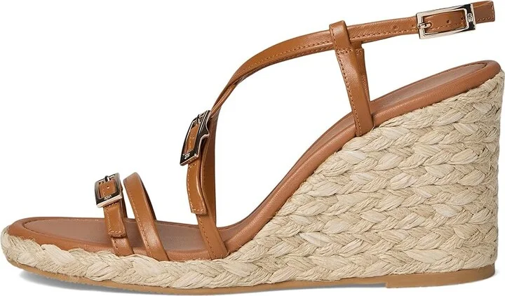 Stuart Weitzman Georgie Espadrille Wedge Women's Wedge Shoes Macchiato/Natural : 10 M, Leather - Image 6