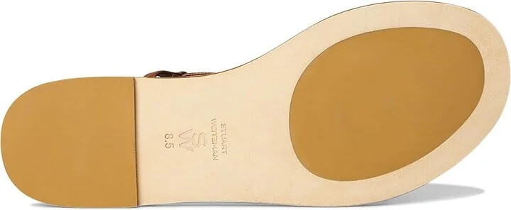 Stuart Weitzman Georgie Lace-Up Women's Wedge Shoes Bridle Brown : 10.5 M, Leather - Image 3