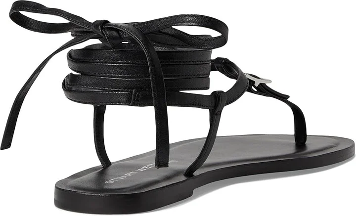 Stuart Weitzman Georgie Lace-Up Women's Wedge Shoes Bridle Brown : 10.5 M, Leather - Image 10