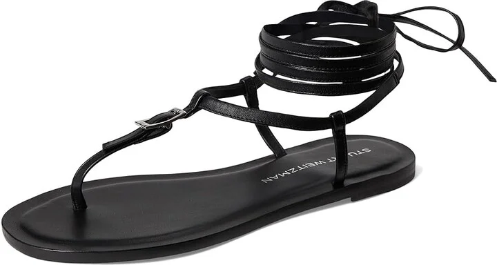 Stuart Weitzman Georgie Lace-Up Women's Wedge Shoes Bridle Brown : 10.5 M, Leather - Image 11