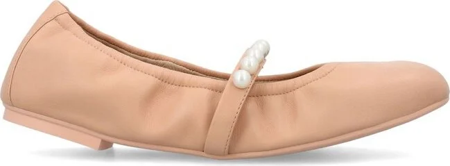 Stuart Weitzman Goldie Embellished Ballet Flats