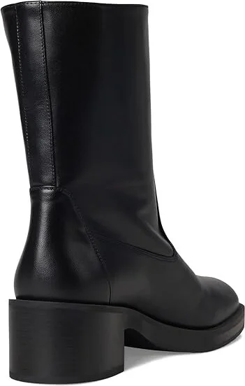 Stuart Weitzman Kaia Bootie Women's Flat Shoes Black : 5 M, Leather/Rubber - Image 4