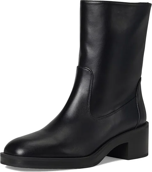 Stuart Weitzman Kaia Bootie Women's Flat Shoes Black : 5 M, Leather/Rubber - Image 5