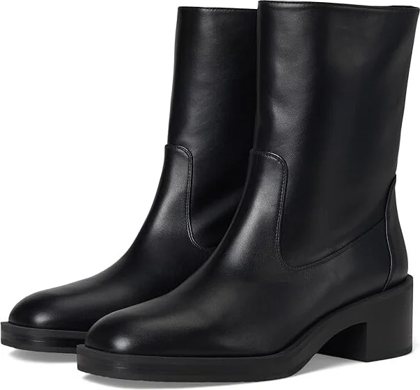 Stuart Weitzman Kaia Bootie Women's Flat Shoes Black : 5 M, Leather/Rubber