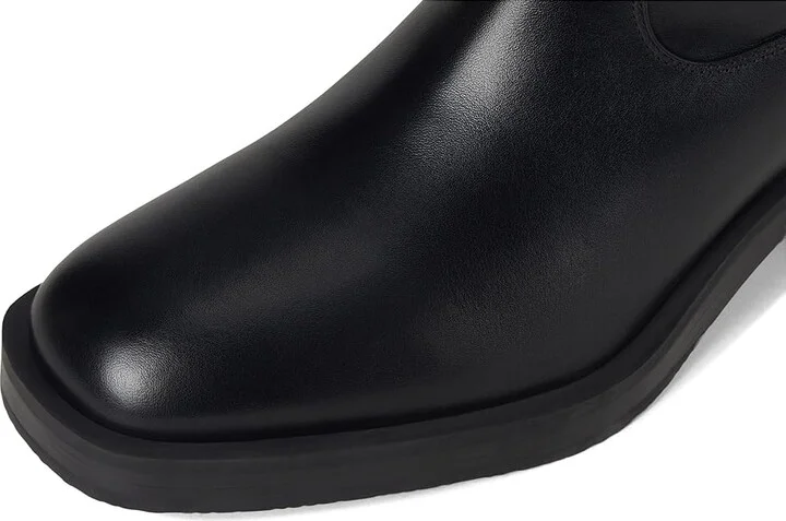 Stuart Weitzman Kaia Knee-High Boot Women's Flat Shoes Black : 9 M, Leather/Rubber - Image 2