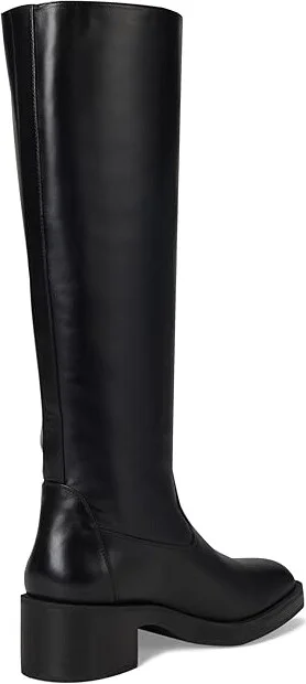 Stuart Weitzman Kaia Knee-High Boot Women's Flat Shoes Black : 9 M, Leather/Rubber - Image 4