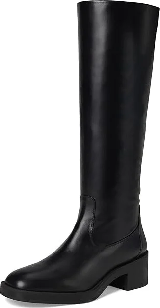 Stuart Weitzman Kaia Knee-High Boot Women's Flat Shoes Black : 9 M, Leather/Rubber - Image 5