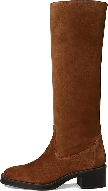 Stuart Weitzman Kaia Knee-High Boot Women's Flat Shoes Coffee : 9.5 M, Leather/Rubber - Image 6