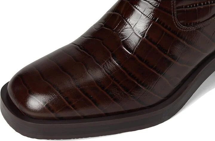 Stuart Weitzman Kaia Knee-High Boot Women's Flat Shoes Walnut : 6.5 M, Leather/Rubber - Image 2