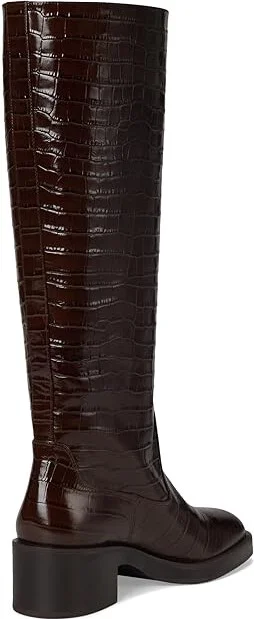 Stuart Weitzman Kaia Knee-High Boot Women's Flat Shoes Walnut : 6.5 M, Leather/Rubber - Image 4