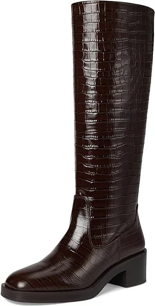 Stuart Weitzman Kaia Knee-High Boot Women's Flat Shoes Walnut : 6.5 M, Leather/Rubber - Image 5