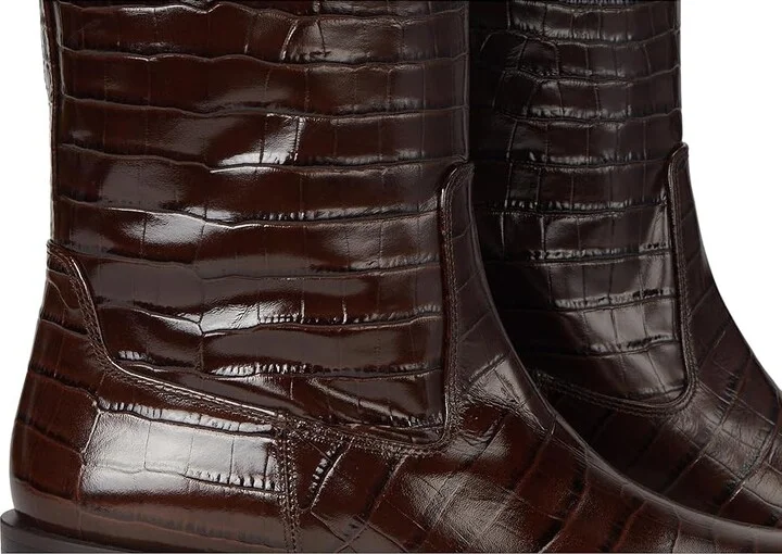 Stuart Weitzman Kaia Knee-High Boot Women's Flat Shoes Walnut : 6.5 M, Leather/Rubber - Image 7