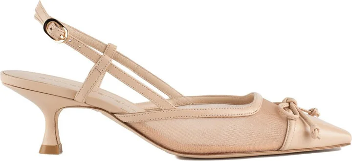 Stuart Weitzman Kitty Slingback 50 Beige