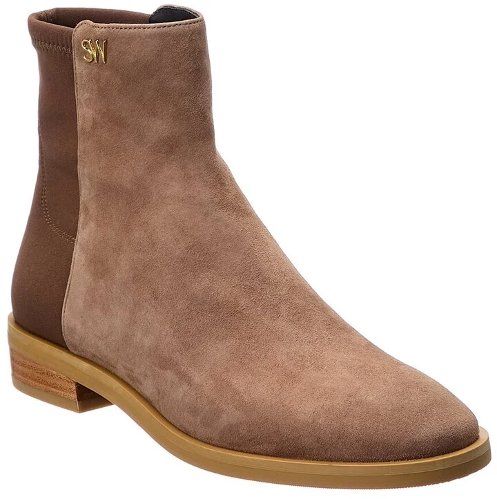 Stuart Weitzman Kye City Suede Bootie
