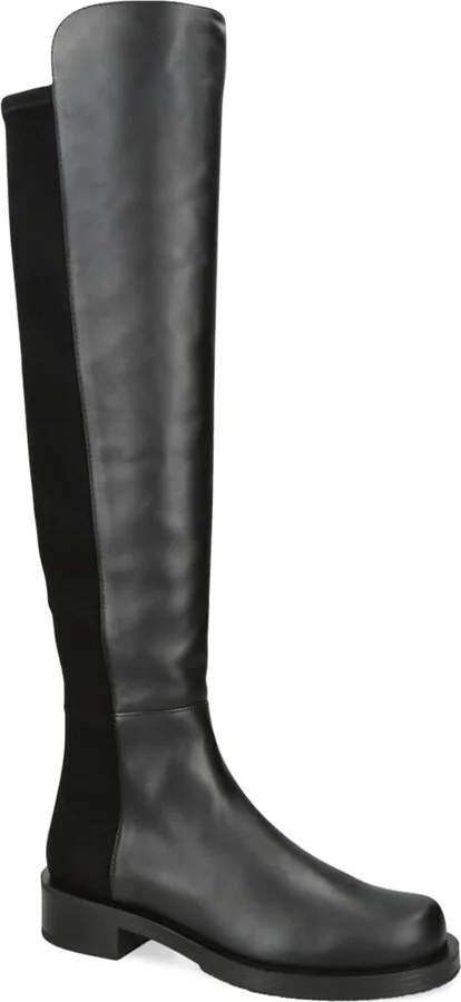 Stuart Weitzman Leather 5050 Bold Over-The-Knee Boots - Image 3