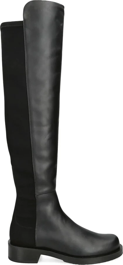 Stuart Weitzman Leather 5050 Bold Over-The-Knee Boots