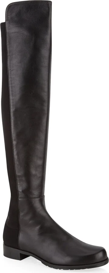 Stuart Weitzman Leather 5050 Over-The-Knee Boots